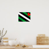 Poster Drapeau de fierté Leather Boi (Cuisine)