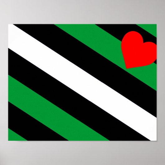 Poster Drapeau de fierté Leather Boi (Devant)