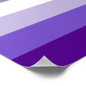 Poster Drapeau de fierté lesbienne Butch (Coin)