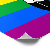 Poster Drapeau de fierté LGBTQ+ Two-Spirit (Coin)
