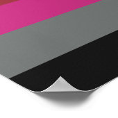 POSTER DRAPEAU DE FIERTE MUSCLE (Coin)