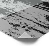 POSTER DRAPEAU DE FIERTE MUSCULAIRE (Coin)