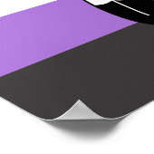 Poster Drapeau de fierté non binaire à double esprit (Coin)