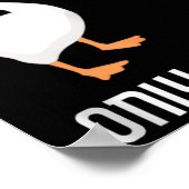 Poster Drapeau de fierté Nonbinary Goose sans genre Lgbtq (Coin)