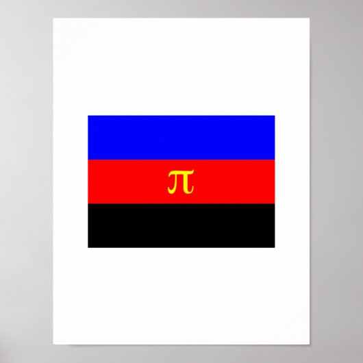 POSTER DRAPEAU DE FIERTE POLYAMOUR OFFICIEL (Devant)