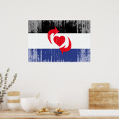 POSTER DRAPEAU DE FIERTE SWITCH (Cuisine)