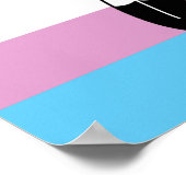 Poster Drapeau de fierté trans bispirituel (Coin)