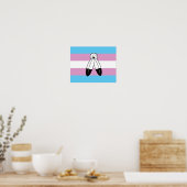 Poster Drapeau de fierté trans bispirituel (Cuisine)