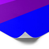 Poster Drapeau de fierté transgenre alternatif (Coin)