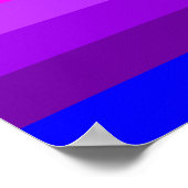 Poster Drapeau de fierté transgenre alternatif (Coin)