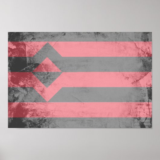 POSTER DRAPEAU DE FIST PRIDE (Devant)