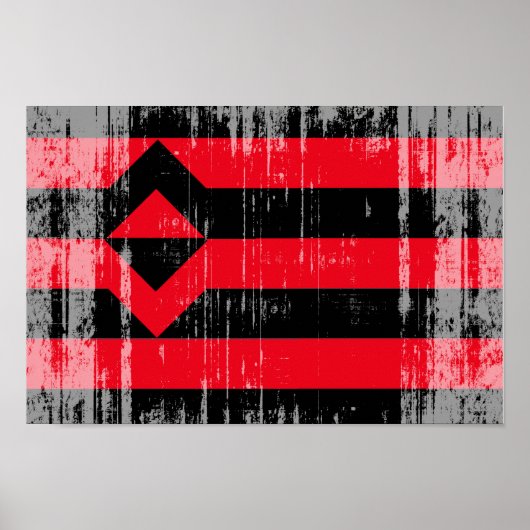 POSTER DRAPEAU DE FIST PRIDE (Devant)
