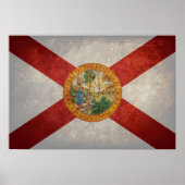 Poster Drapeau de Floride (Devant)