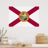 Poster Drapeau de Floride (Cuisine)
