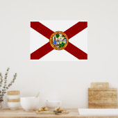 Poster Drapeau de Floride (Cuisine)