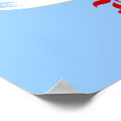 Poster Drapeau de football anglais (Coin)