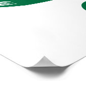 Poster Drapeau de football du Ghana (Coin)