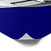 Poster Drapeau de football serbe de serbie avec des objet (Coin)