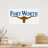 Poster Drapeau de Fort Worth (Texas) (Cuisine)