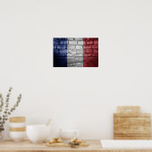 Poster Drapeau de France (Cuisine)