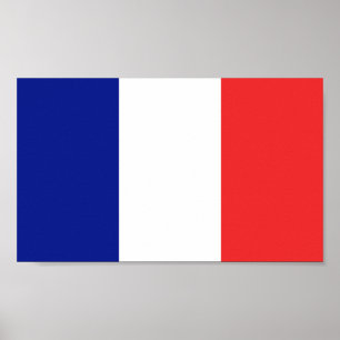 Poster Drapeau de France