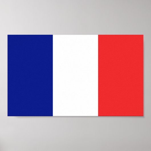 Poster Drapeau de France (Devant)