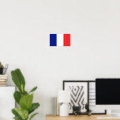 Poster Drapeau de France (Bureau à domicile)