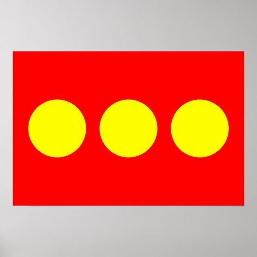 Poster Drapeau de Freetown Christiania (Devant)