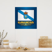 Poster Drapeau de Galice (Cuisine)