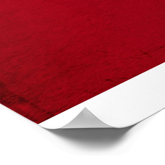 Poster Drapeau de Géorgie (Coin)