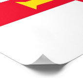 Poster Drapeau de Guernesey (Coin)