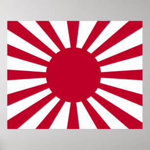 Poster Drapeau de guerre impérial du Japon