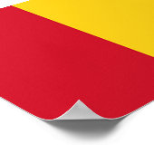 Poster Drapeau de Guinée (Coin)