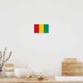 Poster Drapeau de Guinée (Cuisine)