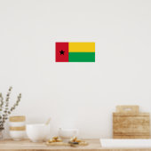 Poster Drapeau de Guinée-Bissau (Cuisine)