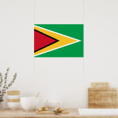 Poster Drapeau de Guyana (Cuisine)
