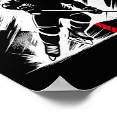 Poster Drapeau de hockey Canada (Coin)