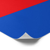 Poster Drapeau de Hollande du Nord (Coin)