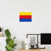 Poster Drapeau de Hollande du Nord (Bureau à domicile)