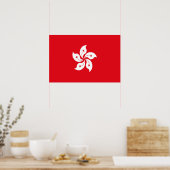 Poster Drapeau de Hong Kong (Cuisine)