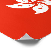 Poster Drapeau de Hong Kong (Coin)