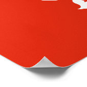 Poster Drapeau de Hong Kong (Coin)