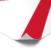 Poster Drapeau de Jersey (Coin)