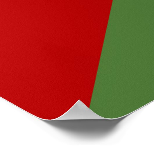 Poster Drapeau de Jordanie (Coin)