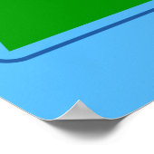 Poster Drapeau de Juneau, Alaska (Coin)