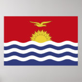 Poster Drapeau de Kiribati (Devant)