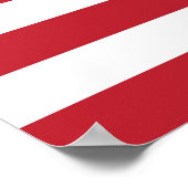 Poster Drapeau de la bannière étoilée des États-Unis (Coin)