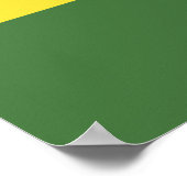 Poster Drapeau de la Bolivie (Coin)