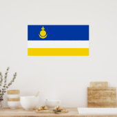 Poster Drapeau de la Buryatia patriotique (Cuisine)