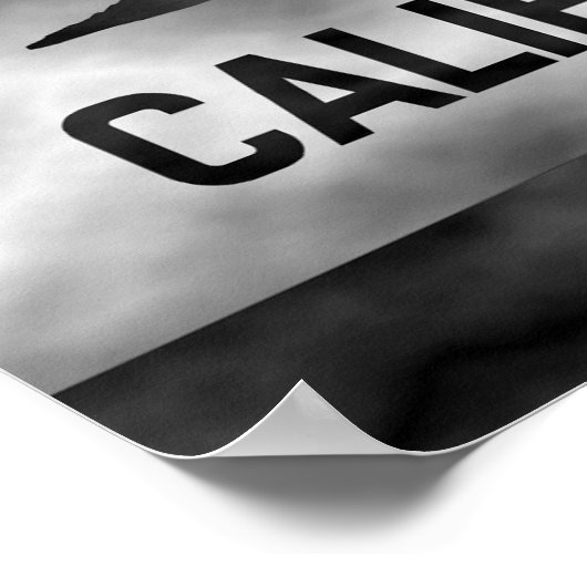 Poster Drapeau de la Californie Plasma (Coin)